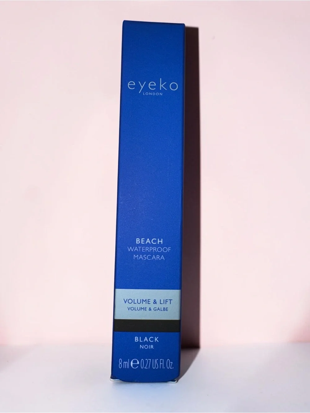 Eyeko Beach Waterproof Mascara Black Volume & Lift 8ml NEW